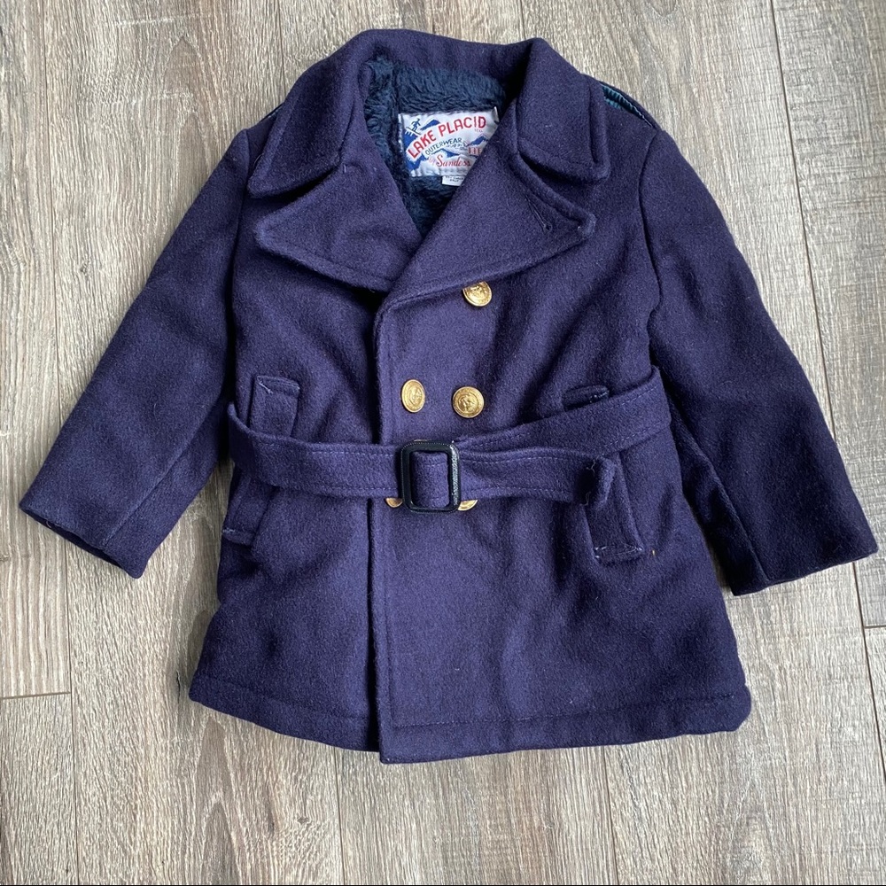 Vintage Lake Placid by Sandess Wool Jacket Sz 3-4
